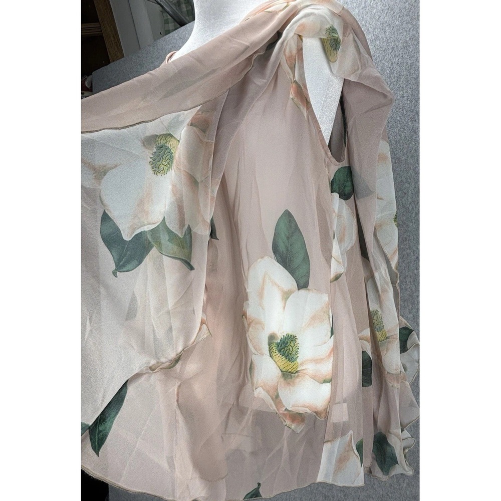 ShowMe Your Mumu Butterfly Tunic Floral Sheer Boho ethereal FairyCore Romantic S - Picture 7 of 13